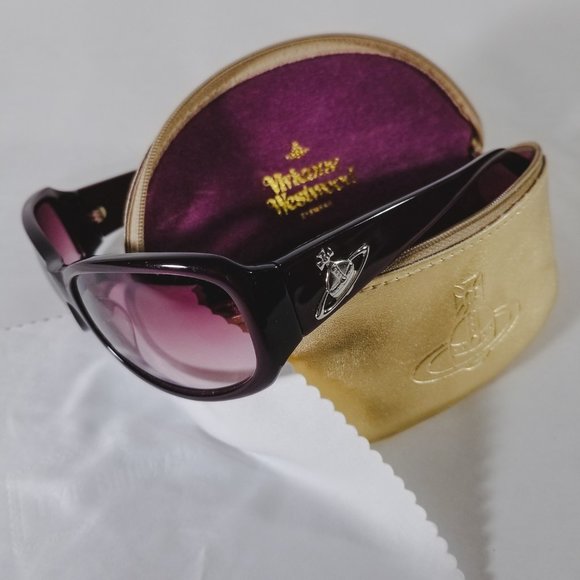 Vivienne Westwood Accessories - Vivienne Westwood Purple Faded-Tint Sunglasses